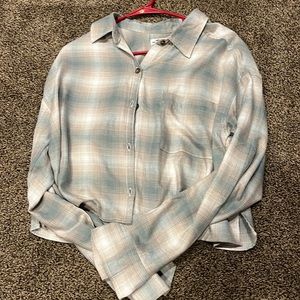 Cropped flannel